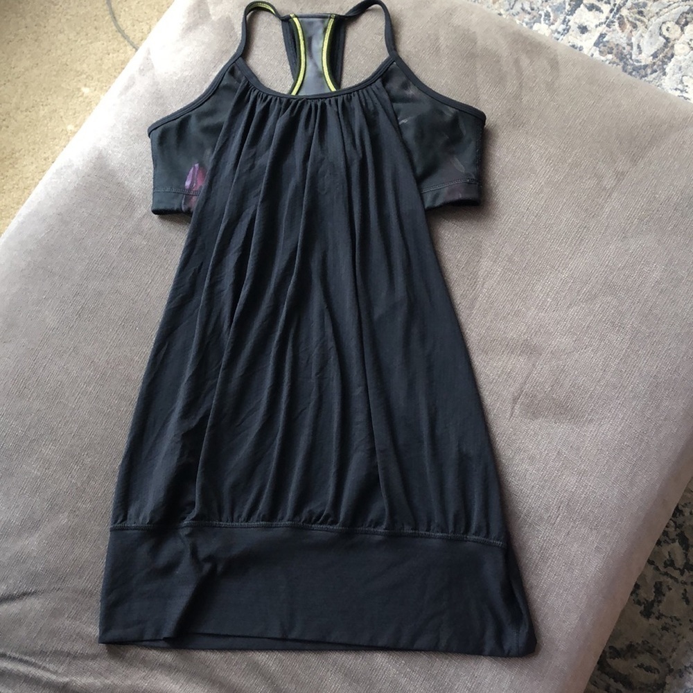 Lululemon No Limits Tank Black Midnight Iris. View 2